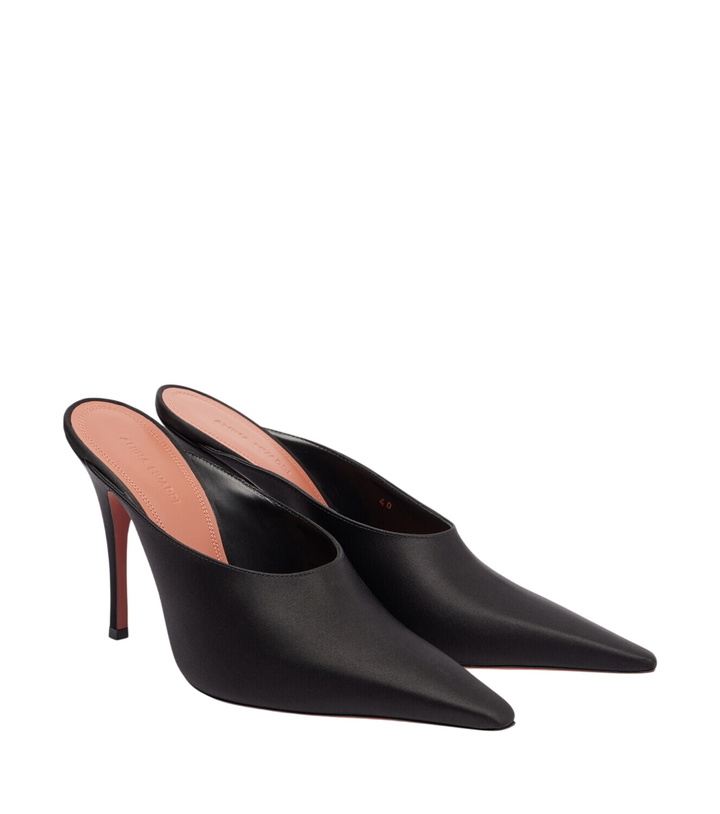 Photo: Amina Muaddi Felicia satin mules
