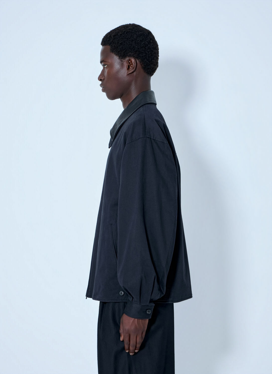 ssstein Sulfur Dyed Brush Chino Zip Jacket
