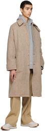 mfpen White & Brown Curator Coat