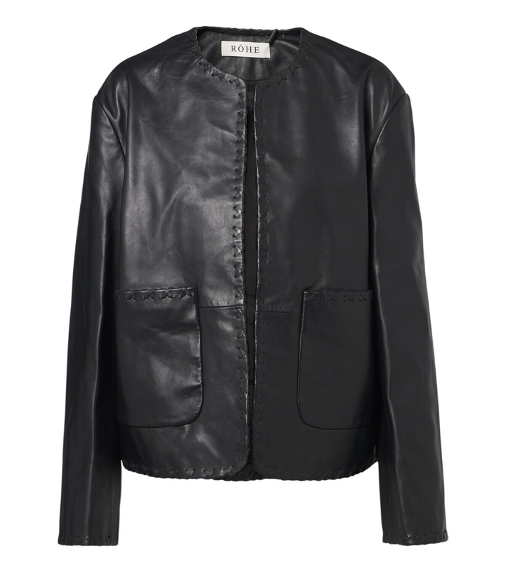 Photo: Róhe Leather jacket