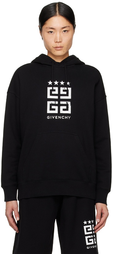 Photo: Givenchy Black Bonded Hoodie