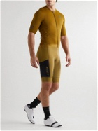MAAP - Alt_Road Cargo Mesh-Trimmed Stretch-Jersey Cycling Bib Shorts - Yellow