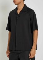 Jacquemus La Chemise Jean Atelier Woven Shirt Black