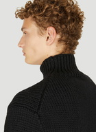 High Neck Sweater in Black