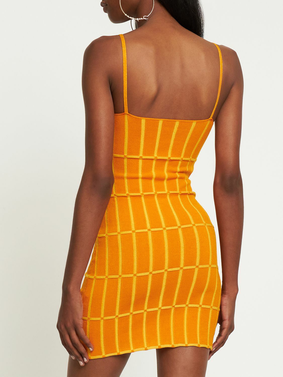 Jacquemus La Robe Cubo mini dress - Yellow