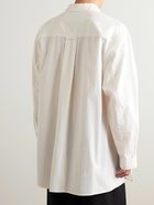 Amomento - Oversized Organic Cotton-Poplin Shirt - White