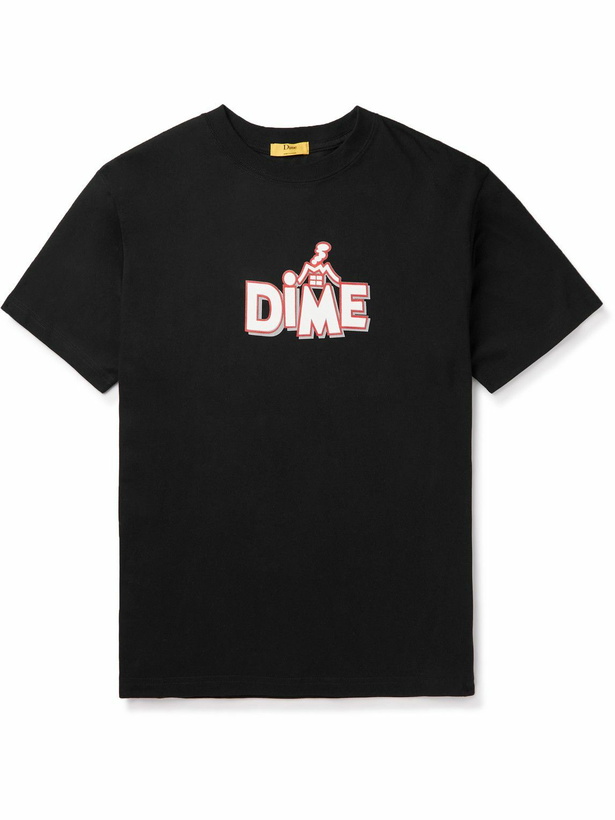 Photo: DIME - NPC Logo-Print Cotton-Jersey T-Shirt - Black