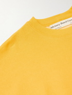 Abc. 123. - Logo-Detailed Cotton-Blend Jersey Sweatshirt - Yellow