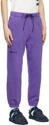 AAPE by A Bathing Ape Purple Logo Lounge Pants