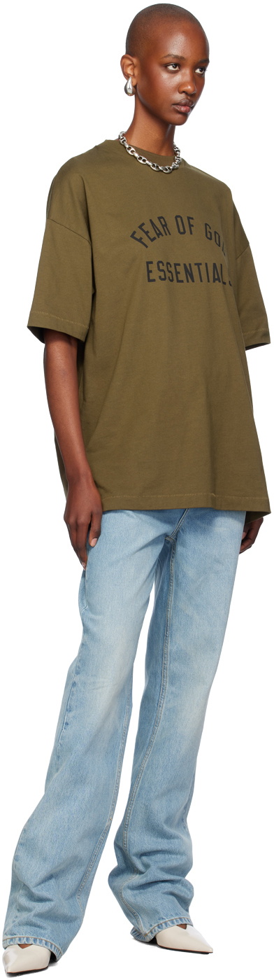 Fear of God ESSENTIALS Blue High-Waisted Jeans