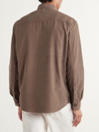 Canali - Cotton-Corduroy Shirt - Brown