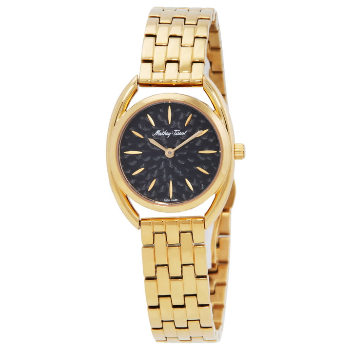 Photo: Mathey-Tissot Saphira Quartz Black Dial Ladies Watch D933PYN