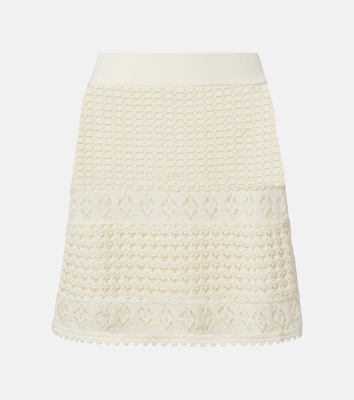Eres Angela crochet miniskirt