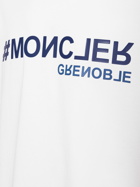 MONCLER GRENOBLE - Embossed Logo Heavy Jersey T-shirt