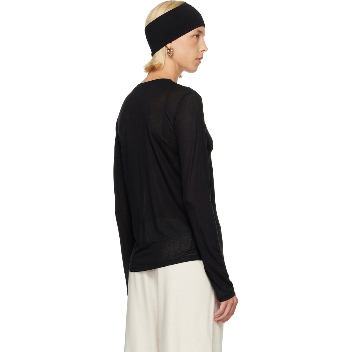Baserange Black Long Sleeve T-shirt
