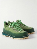 Diemme - Roccia Basso Rubber-Trimmed Suede Hiking Boots - Green