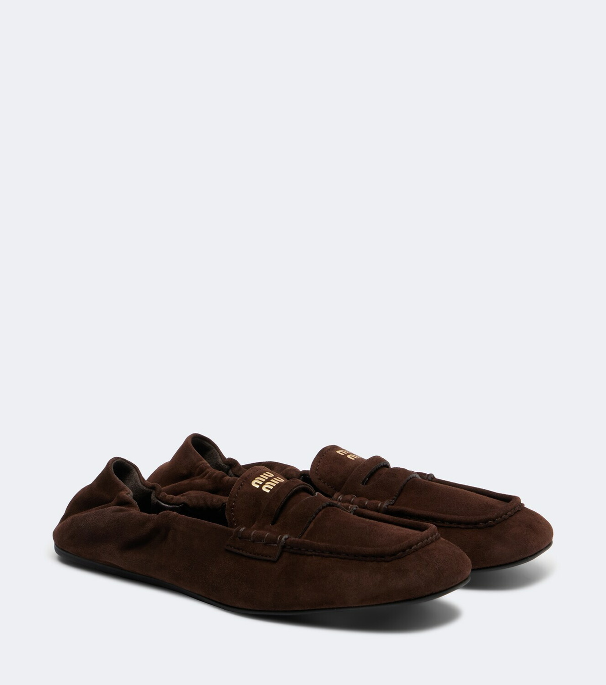 Miu Miu Suede penny loafers