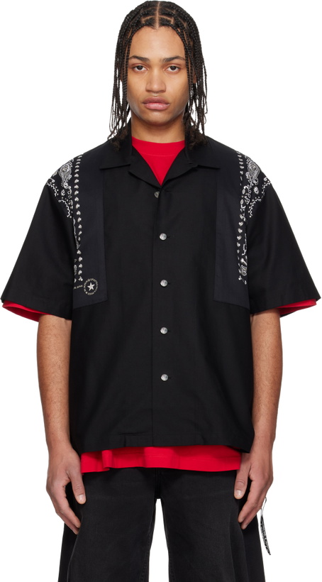 Photo: mastermind JAPAN Black Bandana Short Sleeve Shirt