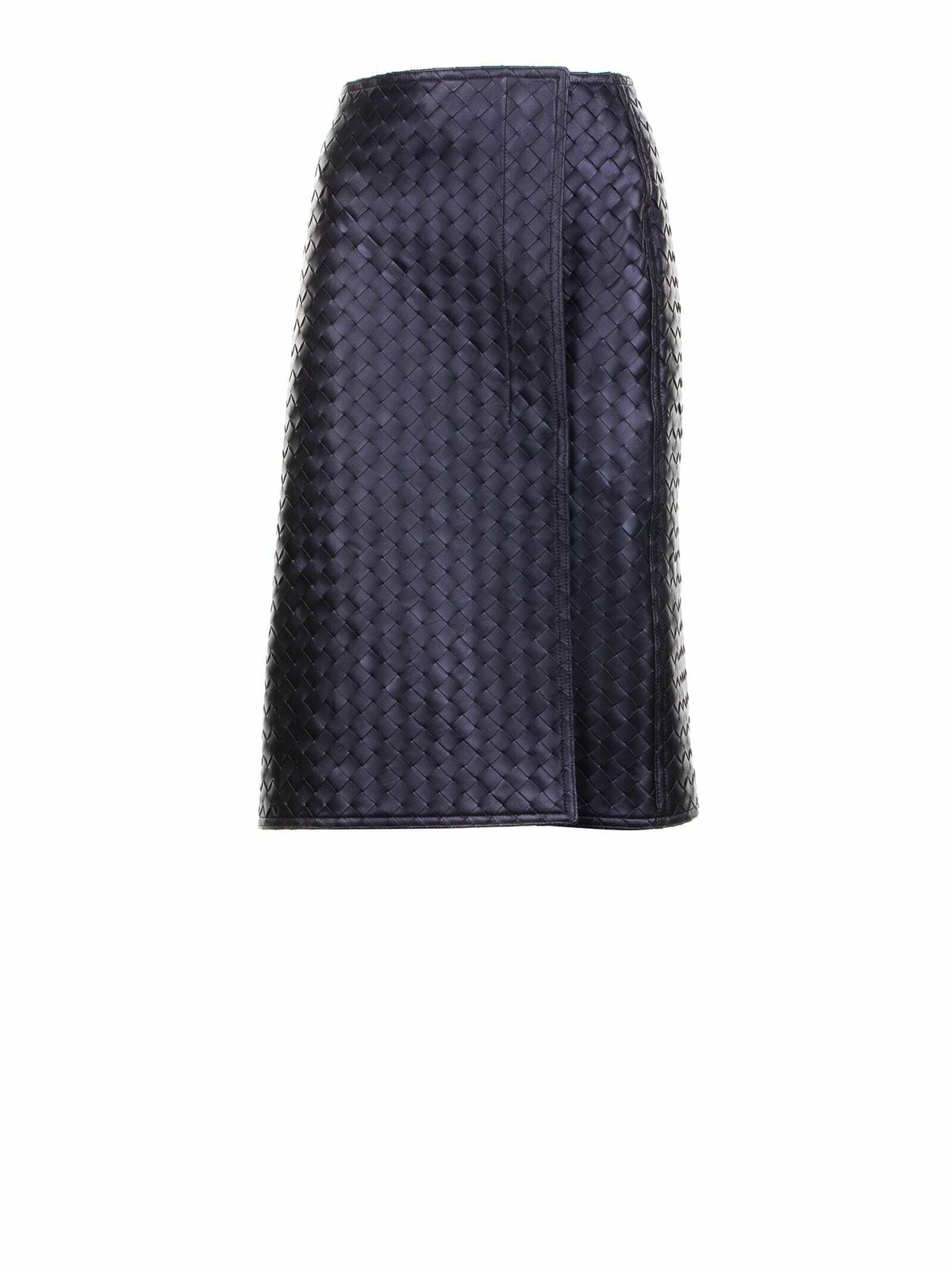 【関税＆送料込み】Bottega Veneta Suede Leather Midi Skirt Suede midi skirt in green - Bottega Veneta | Mytheresa