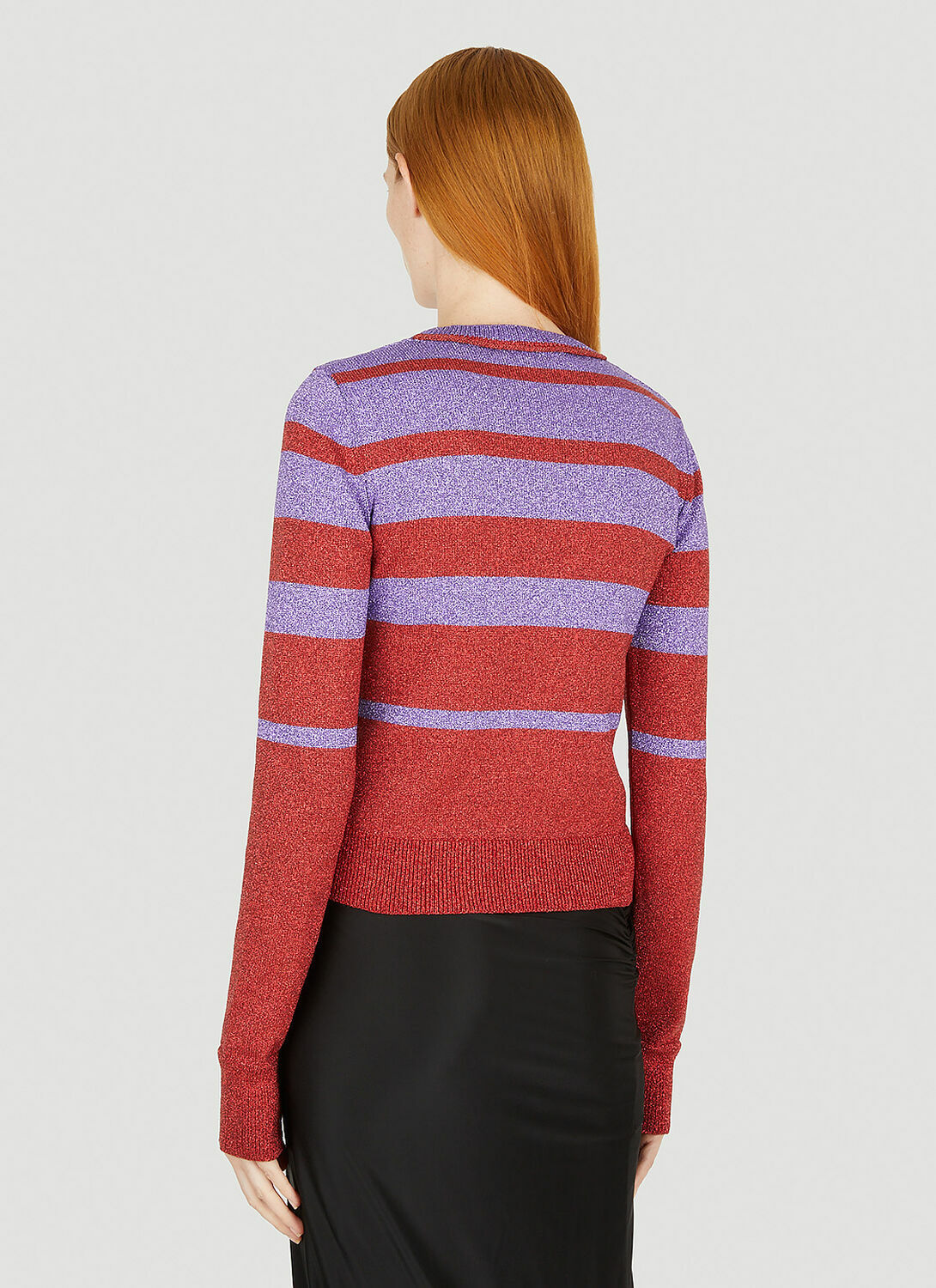 Rabanne Metallic Striped Sweater