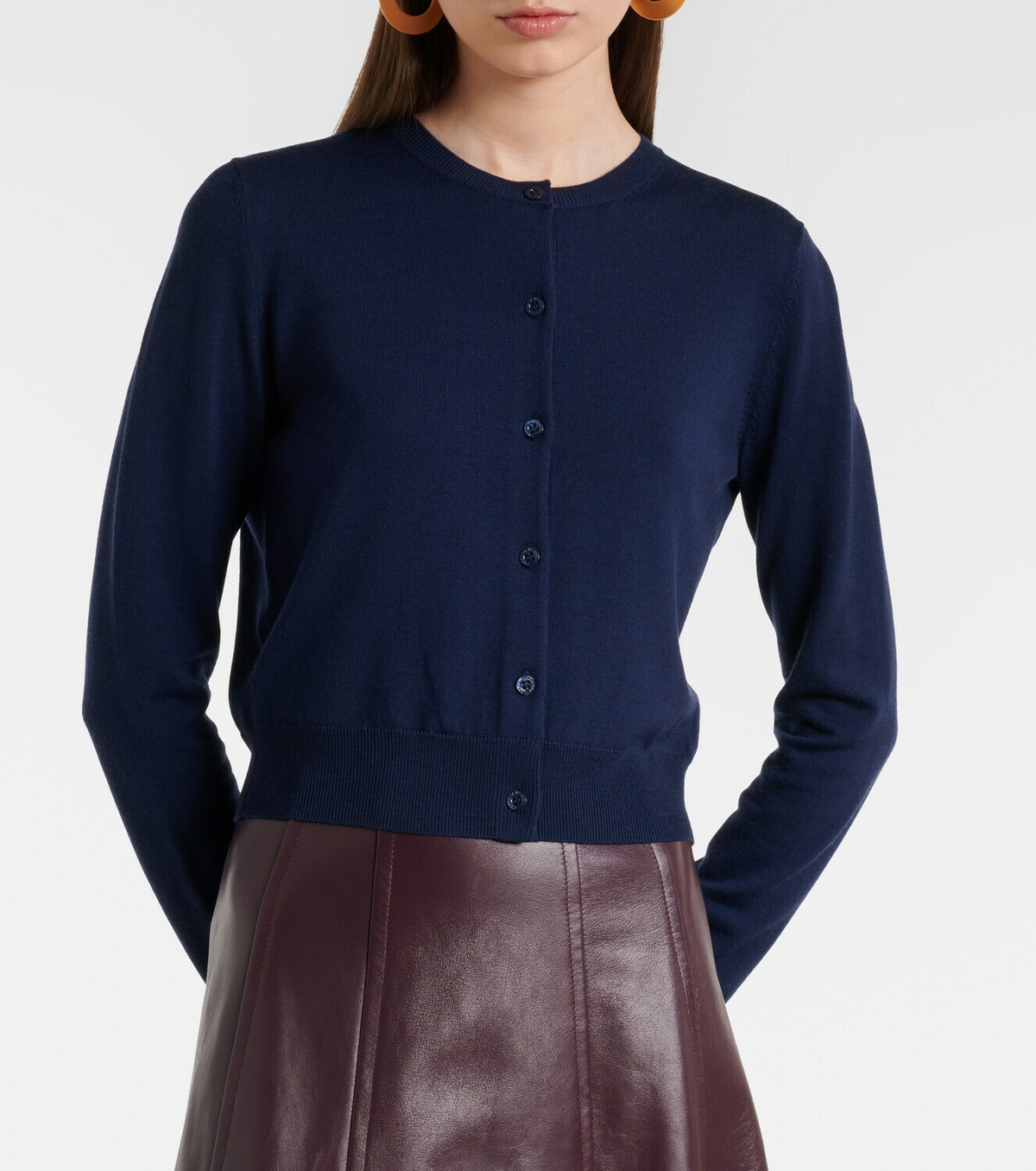 Carolina Herrera Cropped wool cardigan