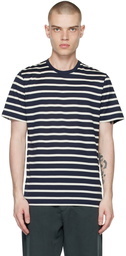 Sunspel Navy Classic Breton Striped T-Shirt