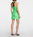 Coperni - Halterneck jersey minidress