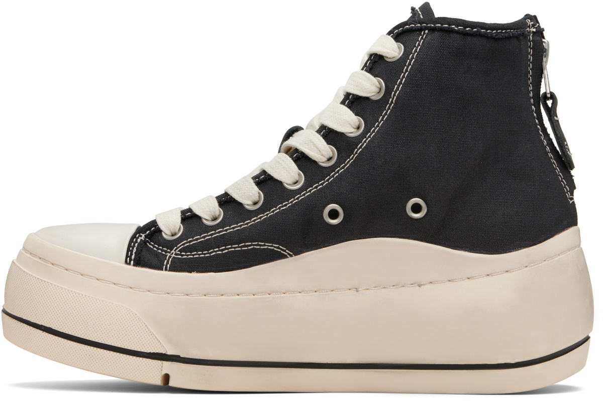 R13 Black Kurt High Top Sneakers