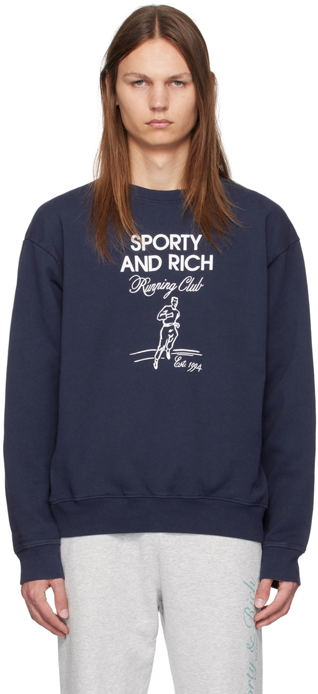 Sporty & Rich Men's Fitness 94 Sweatshirt in Heather Grey