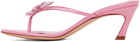 Blumarine Pink Butterfly 119 Heeled Sandals