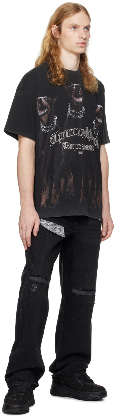 Represent Black 'Thoroughbred' T-shirt Represent