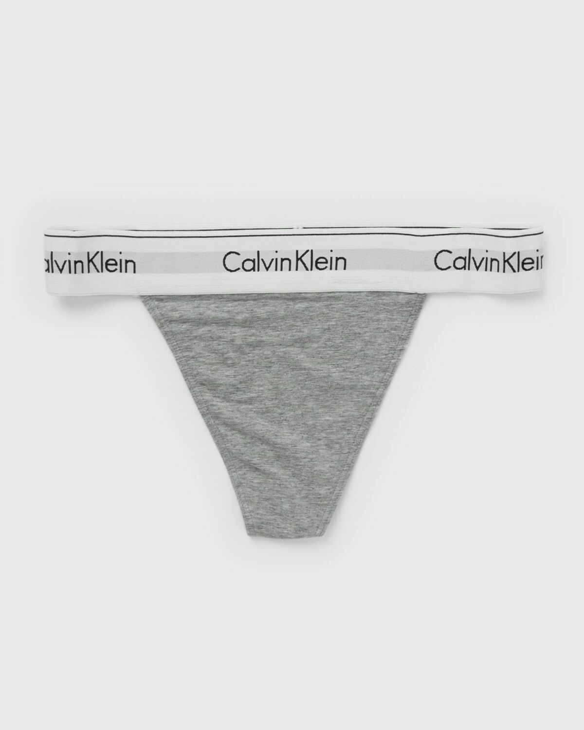 Calvin Klein Womens Carousel Thong, Grey