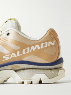 Salomon - XT-4 OG Rubber-Trimmed Mesh Running Sneakers - Neutrals