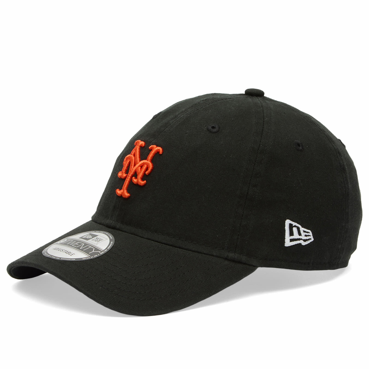 New Era New York Mets Washed Script 9Twenty Cap in Black 