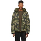 Nobis Reversible Green Oliver Puffer Jacket