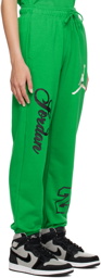 Nike Jordan Green Graphic Lounge Pants