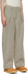ADER error Gray Faded Trousers