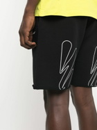 OFF-WHITE - Wave Outline Diagonal Shorts
