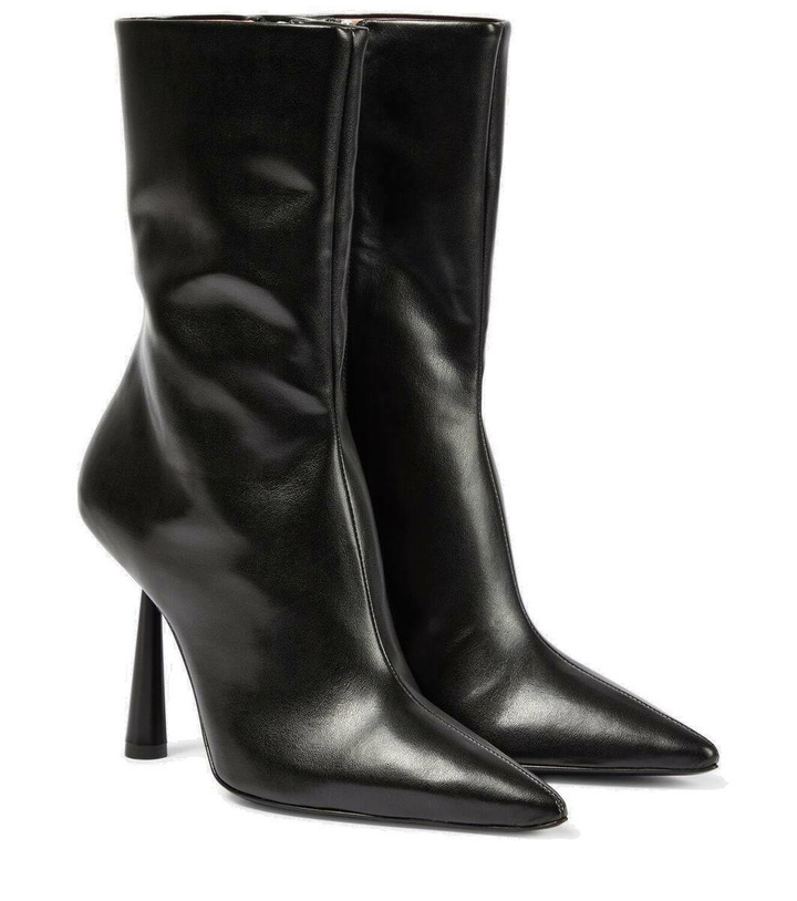 Photo: Gia Borghini Rosie 7 faux leather ankle boots