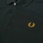 Fred Perry Authentic Men's Plain Polo Shirt in Night Green