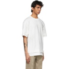 ADER error White Needle Logo Layered T-Shirt