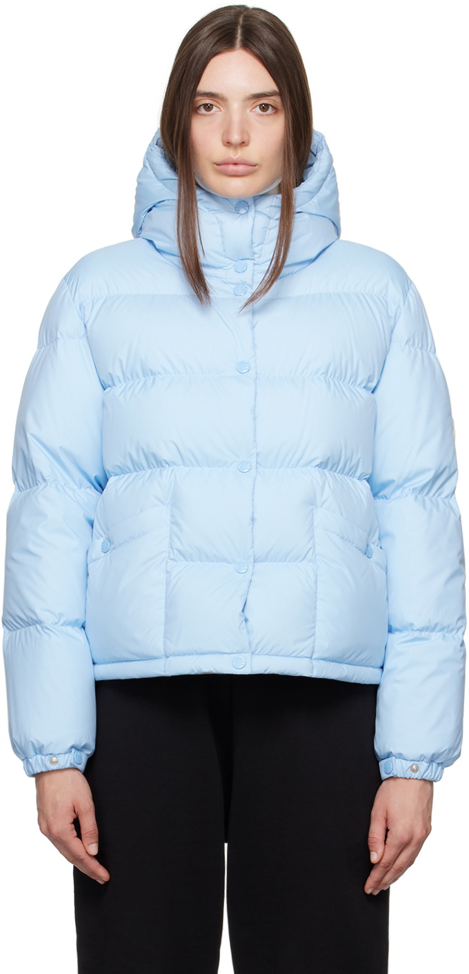 Moncler Blue Ebre Down Jacket Moncler