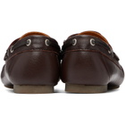 A.P.C. Brown Camille Boat Shoes