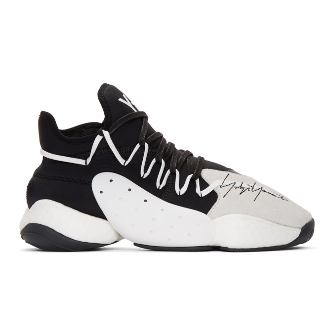 Photo: Y-3 White and Black James Harden Edition BYB BBALL Sneakers