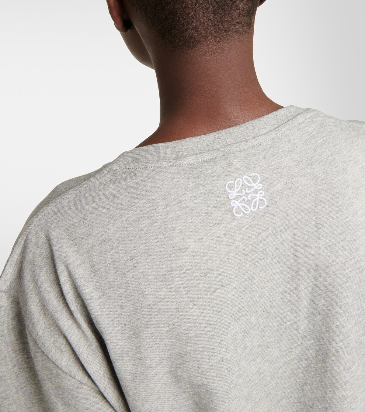 【LOEWE】 Embroidered cotton T-shirt LOEWE Embroidered cotton-blend jersey T-shirt | NET-A-PORTER