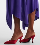 Herbert Levine Sitting Pretty satin mules