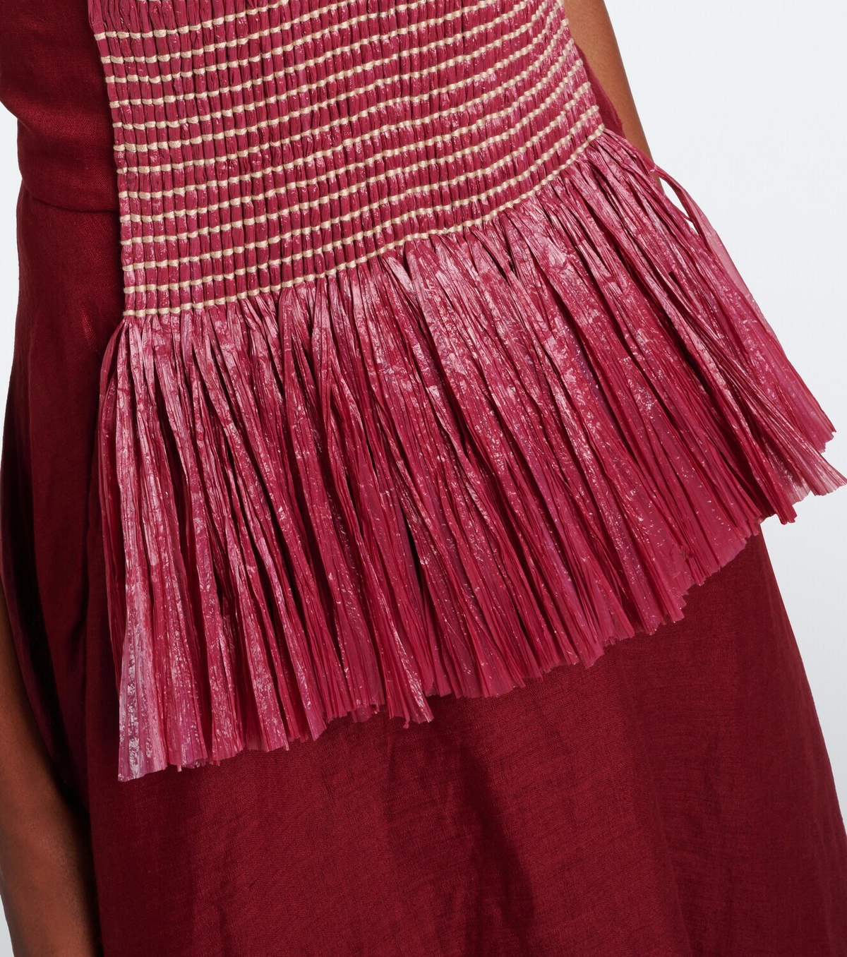 Johanna Ortiz Exploring Textures linen maxi dress