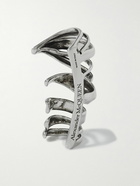 Alexander McQueen - Burnished Silver-Tone Ear Cuff