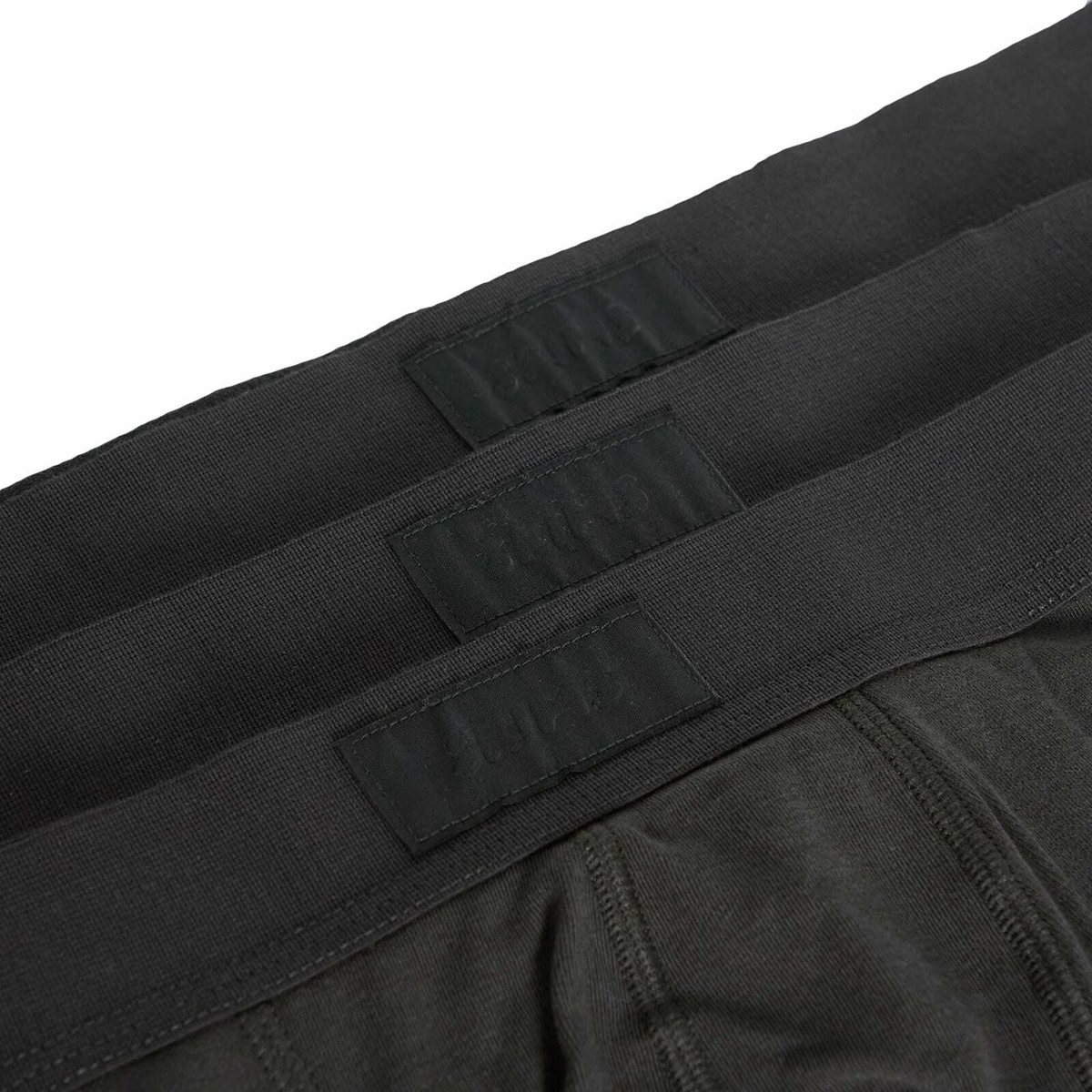SKIMS Men's Cotton 3 Pack Boxer Brief 5 Inch in Onyx SKIMS