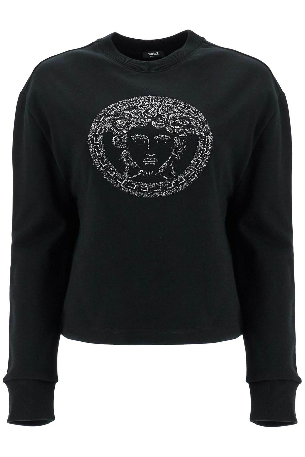 Versace Black & Gold Medusa Logo Sweatshirt Versace Versace Black & Gold Medusa Logo Sweatshirt Versace
